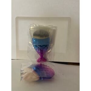 Mystic Chubby Mermaid and Seashell Makeup Brush Set - 2 Pieces